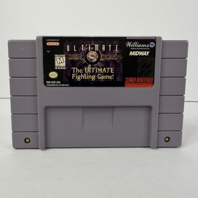 Ultimate Mortal Kombat 3 Super Nintendo SNES Cleaned Tested
