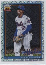 2026 Series 1 1991 Topps Chrome Silver Pack Mojo Francisco Lindor #91C-90 tw0