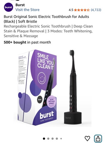 Burst Sonic Electric Toothbrush