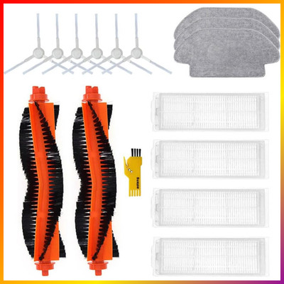 Zubehörset für Xiaomi Mi Robot Vacuum Mop 2S S12 Viomi V3 2 Hauptbürsten 4