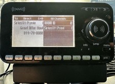 Sirius XM Satellite Radio Receiver Audiovox with antenna, audio,  12 volt power