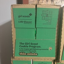 Girl Scout Cookies   THIN MINTS   - 12 BOXES - WHOLE CASE - Scouts Mint
