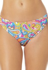 Salt  Cove Juniors Womens Printed Hipster Swim Bottoms, Multicolor, XL, 20
