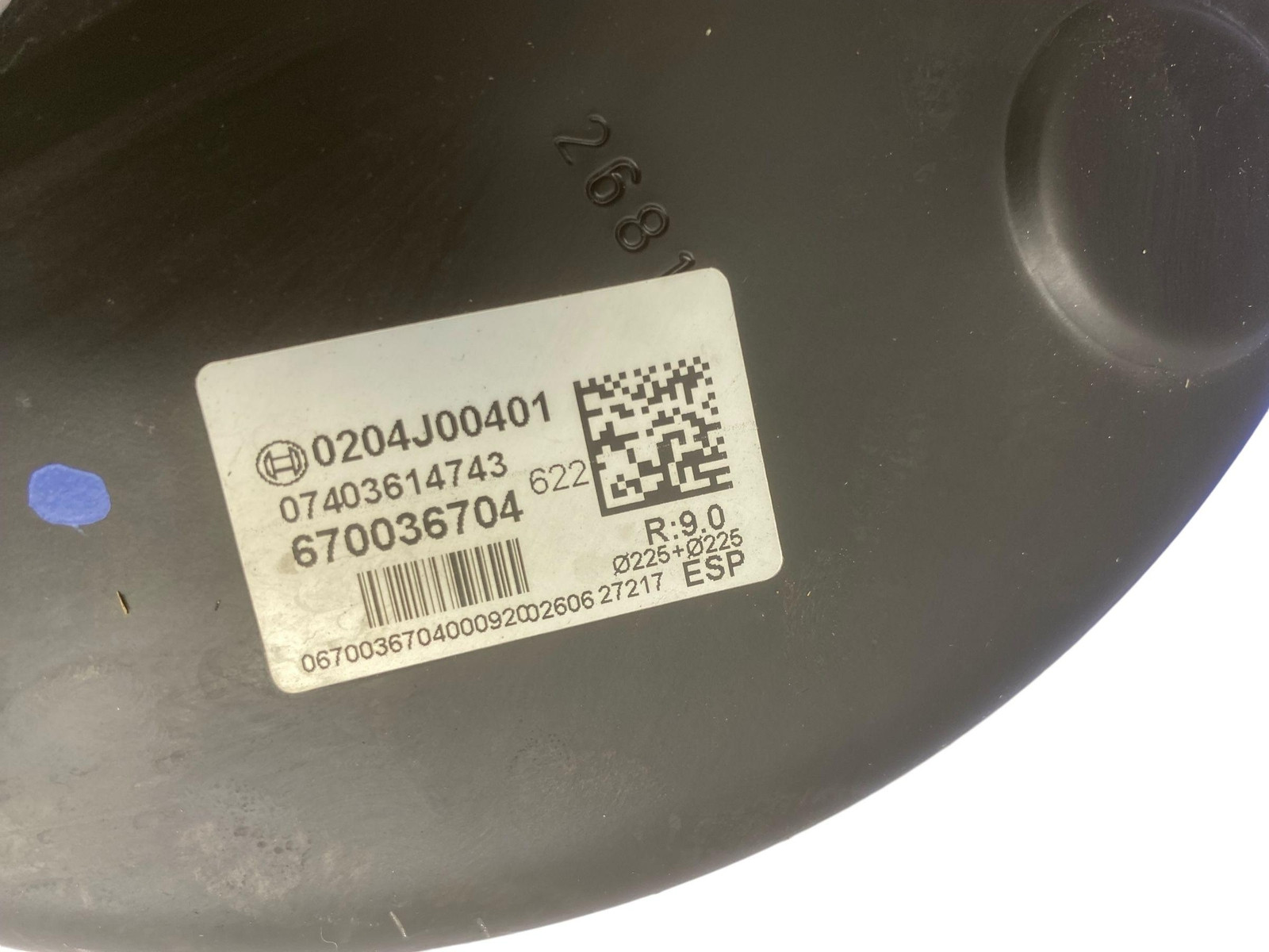 2017 - 2020 MASERATI LEVANTE M161 OEM POWER BRAKE BOOSTER W/ MASTER CYLINDER