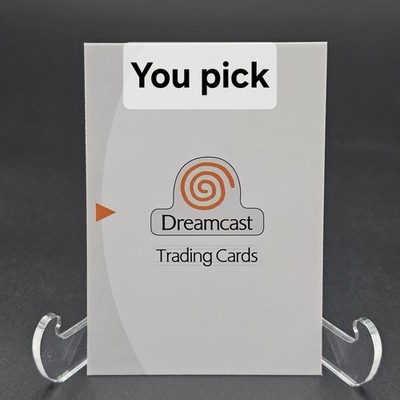 Sega Dreamcast Trading Cards  Build Your Set Pick and Choose Card READ