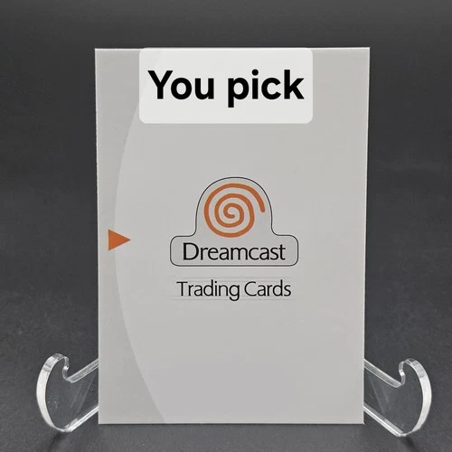 Sega Dreamcast Trading Cards  Build Your Set Pick and Choose Card READ - product listing photo