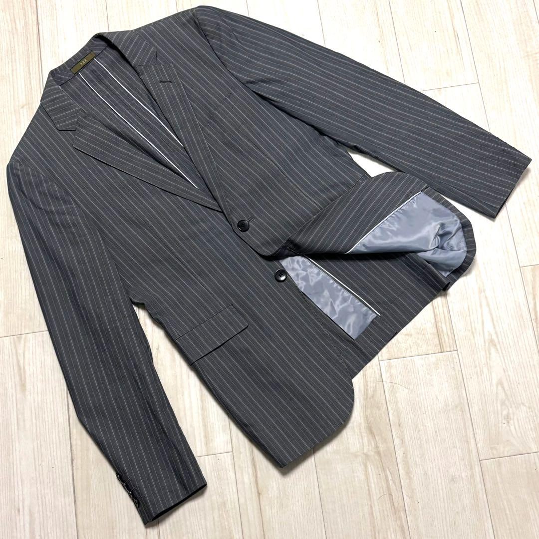 A.A.R Yohji Yamamoto Renowned Tailored Jacket Striped Grey