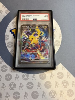 PSA 9 Pikachu ex 001/030 Yokohama Promo Pokemon World Championships 2023 WCS JP