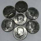 Silver Kennedy Half Dollars 1966 And 1967 Coins Lot Of 7 Beautiful Coins
