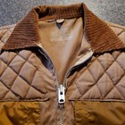 Vintage vtg Field and Fireside Duck Hunting Jacket Tan Large 23x25 rad streewear — photo 7