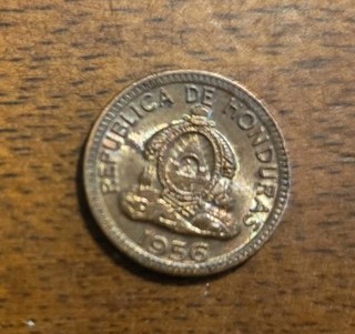 Honduras 1956 1 Centavos Uncirculated Coin
