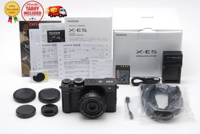 CT: 7 [A unbenutzt] Fujifilm X-E5 schwarz + XF 23mm F2 R WR Objektiv...