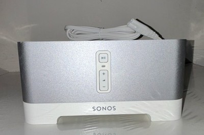 Sonos Gen 2 CONNECT:AMP 100W 2 Channel Class D Power Amplifier Silver/White