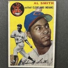 1954 Topps Al Smith #248 Rookie Card Vintage Cleveland Indians. rookie card picture