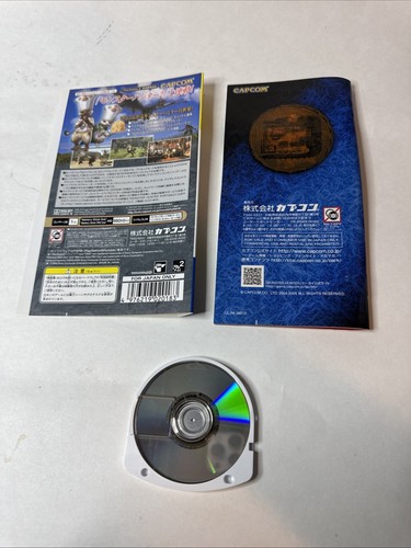 Monster Hunter Portable Japanese (Sony Playstation PSP) Game Manual Only TESTED - Picture 2 of 3