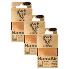 WTB NanoAir TPU Bicycle Inner Tubes 700c x 32-47mm, Lightweight Durability &