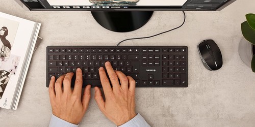 CHERRY KC 6000 SLIM, ultra-flat design keyboard, German layout (QWERTZ), wired ( - Picture 2 of 6