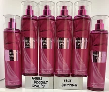 Bath And Body Works “6 Pack” PERFECT IN PINK 8oz Fine Fragrance Body Spray NEW!