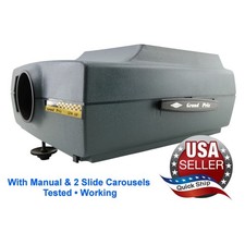 Sawyer  s Grand Prix 570 AF Slide Projector  2 Slide Carousels  Manual   Tested