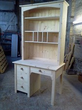 HANDMADE SOLID PINE COMPUTER DESK / VANITY DRESSING TABLE
