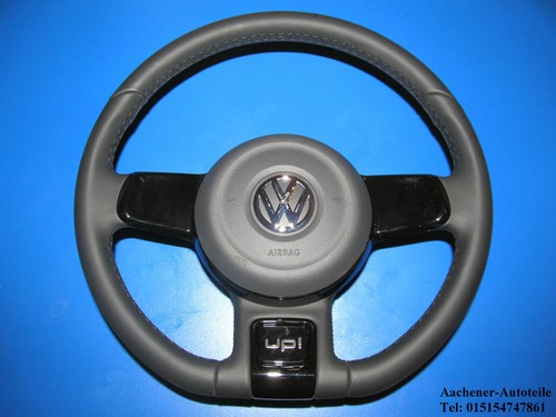 VW UP BEETLE SHARAN GOLF 5 6 PLUS TOURAN PASSAT CC BUS T5 AIRBAG LEDER LENKRAD