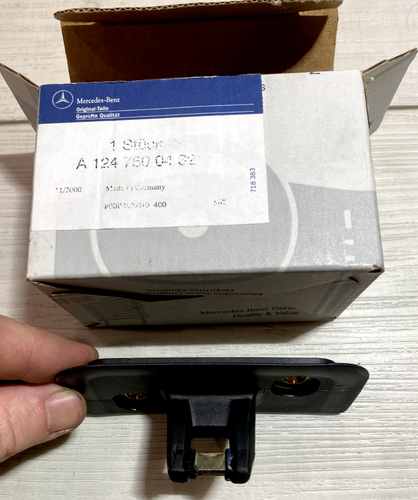 ¡NUEVO! MIRAR Genuino Mercedes W124 C124 Maletero Cierre A1247500432 OEM RARO - Imagen 2 de 5
