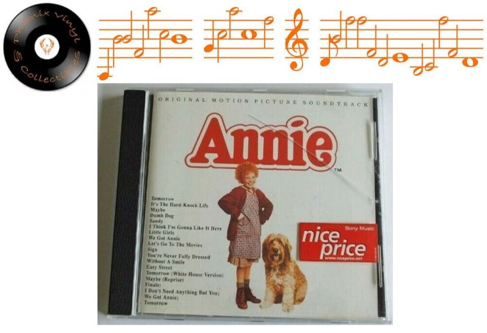 Annie Soundtrack 1990 CD - EX