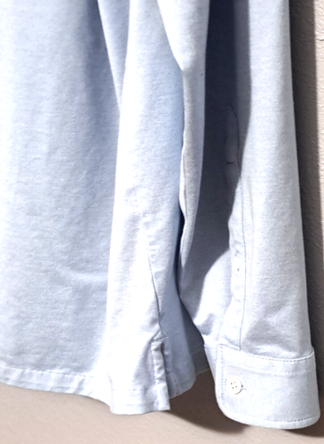 Footjoy 1857 Mens Shirt XL Light Blue Long Sleeve Button Up Supima Cotton Golf - Picture 8 of 9