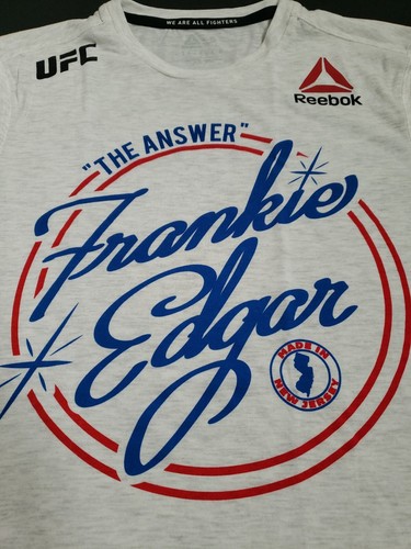 Ufc Fighter Frankie Edgar Tshirt Sz Small Reebok Official - Picture 3 of 7