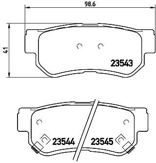 P 30 014 BREMBO Brake Pad Set, disc brake for FENGXING,GAC,HAFEI,HYUNDAI,HYUNDAI