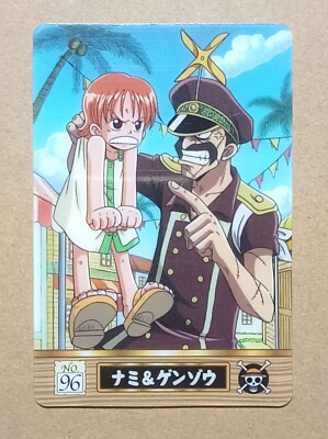 キャンディラボ　ジェノ　トレカ No.96 Nami & Genzo One Piece Gummy Card Trading Card Gumi 2003 | eBay