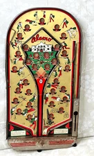 Vtg Joseph Schneider Alamo Pinball Tabletop Game No Glass or Marbles