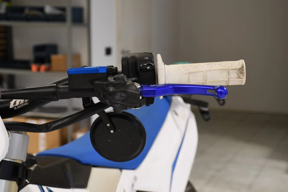 Set Palancas Ajustable TM Racing Smm SMR Smx Motard De 125A 530 Azul 2010-2024 - Imagen 3 de 3