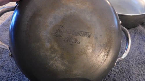 25-245 Set of 2 The Todd English Collection Green Pan 11" & 12" Fryers Saute Pan - Picture 6 of 11