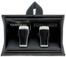Guinness Pint Glasses metal cufflinks