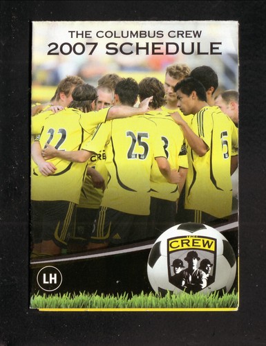 Columbus Crew--2007 Pocket Schedule--The Brew