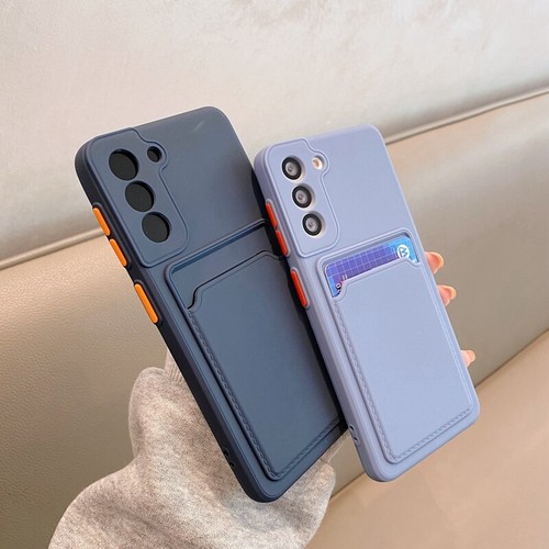 Shockproof TPU Card Slot Case Cover For Samsung S24 S23 S22 S21 Note20 A52 A14 - Picture 6 of 22