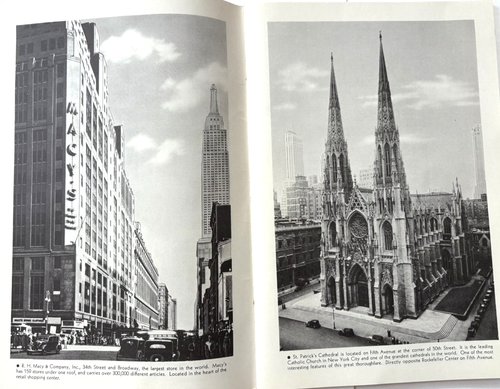 Golden 1931 Travel Booklet "New York The Wonder City" w/ 64 Pages of Pictures * - Picture 11 of 23