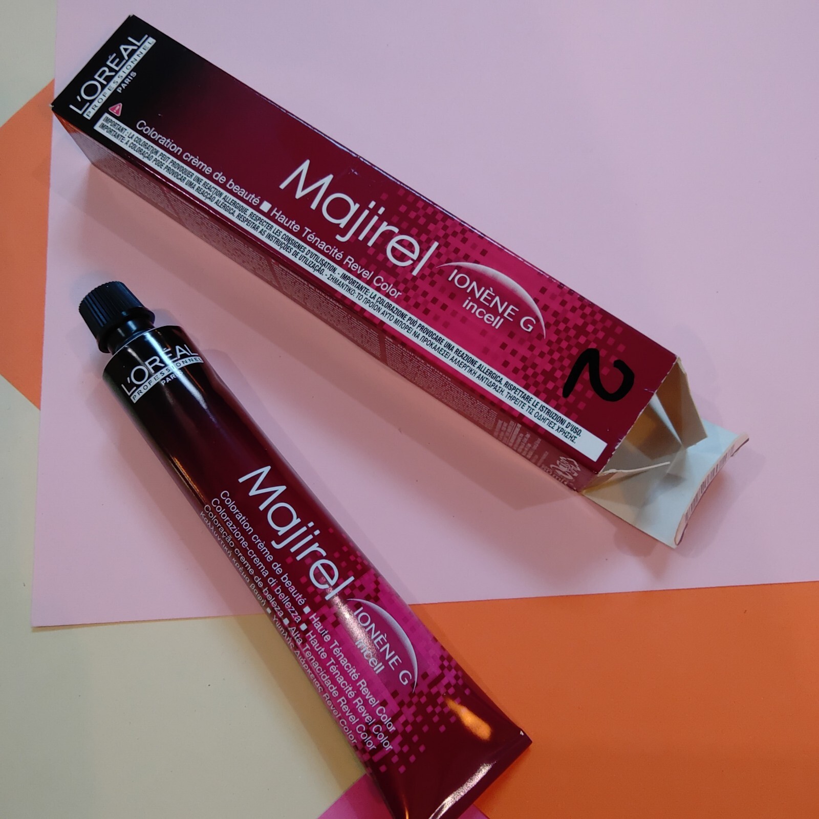 1 L'OREAL PROFESSIONNEL  MAJIREL 5,52 castano chiaro mogano irisee  50ml)