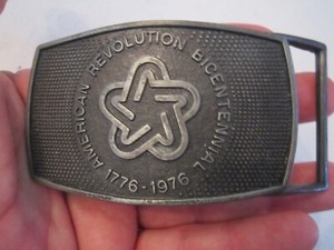 bicentennial belt buckle