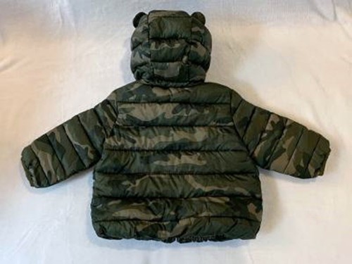 Baby Gap Infant Boy's Hooded Puffer Jacket size 6 - 12 months Camouflage Print - Bild 2 von 5
