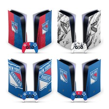 OFFICIAL NHL NEW YORK RANGERS VINYL SKIN DECAL FOR SONY PS5 DISC EDITION BUNDLE