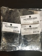 NWT 12-Pack 300 Pcsx12 Rubber Bands for Hair Pony Tails Brais,Braid Holder