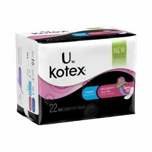 U by Kotex Clean & Secure Ultra Thin Pads with Wings