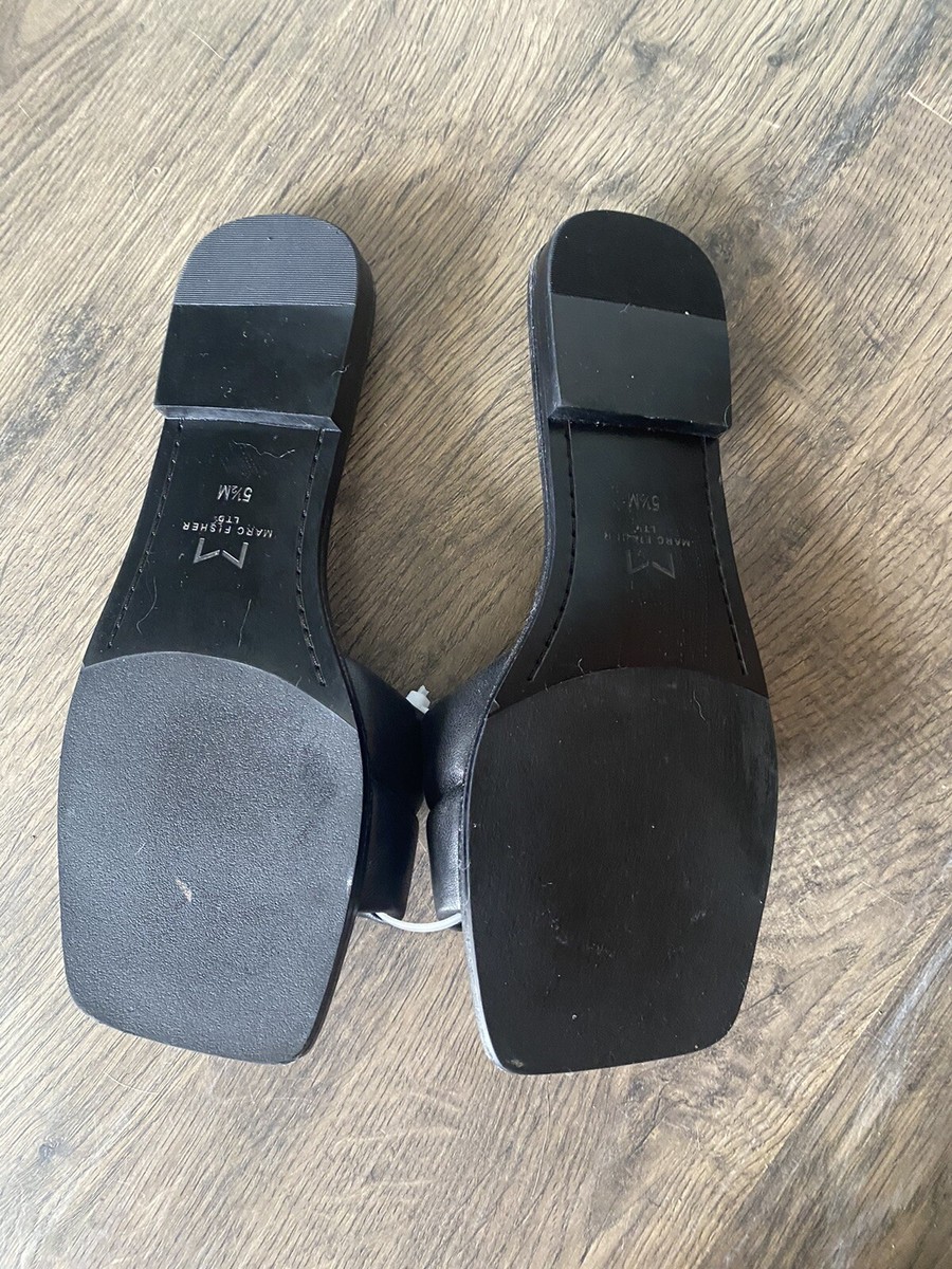 Marc Fisher Ralla Slip On Sandal Size Black