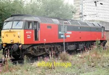 Photo Railway 6x4 Class 47 47779 RES Livery Crewe c1994
