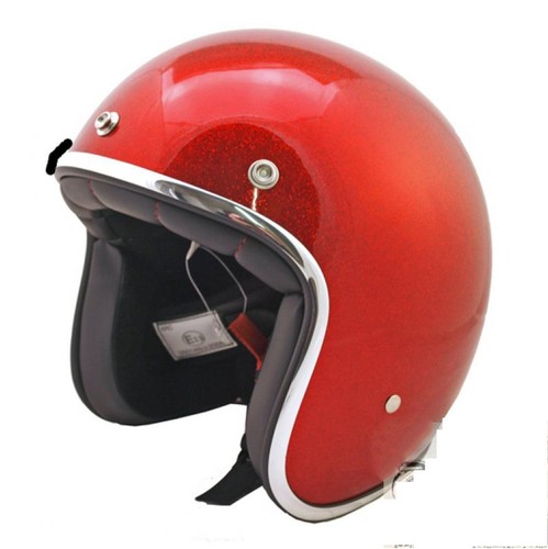 Jet helmet biltwell Red type approved Candy red metalflake in Glitter  Diapers XL | eBay