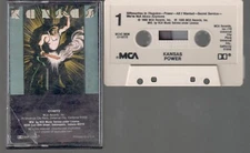Kansas Power Cassette Tape Tested L@@K Scans Free Fast SnH Best Deal L@@K !!