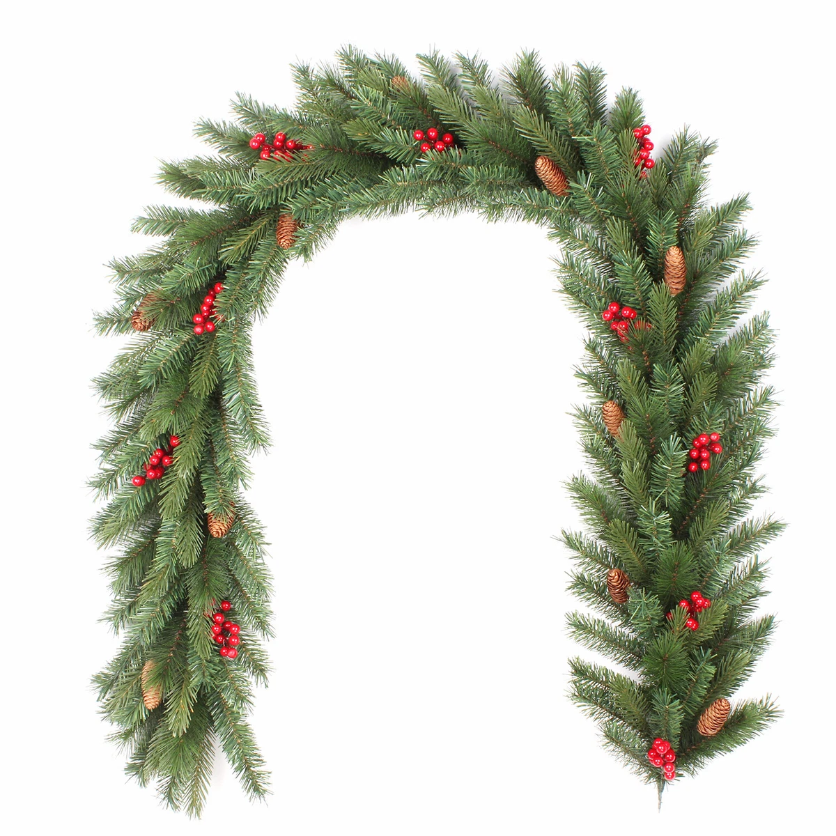 Tannengirlande 175cm Knstliche Tannengirlande Premium PE Spritzguss Mit  120 Tannenspitzen Weihnachtsdekoration Knstliche Tannengirlande 175cm