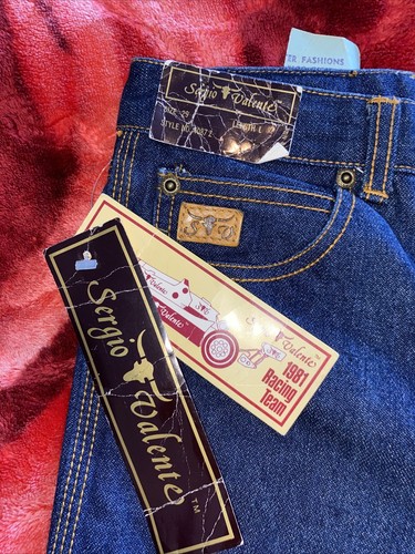 BLUE INDIGO JEANS STRAIGHT LEG VTG SIZE 